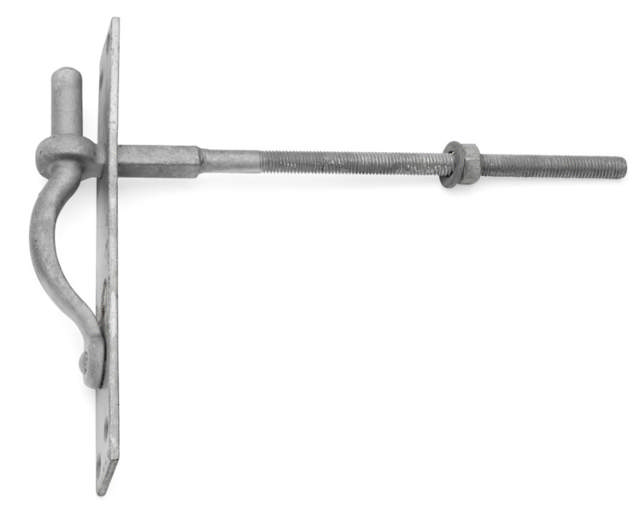 PLATE SKRUPLATE 16MM GJENNEVANN VARMGALVANISERT