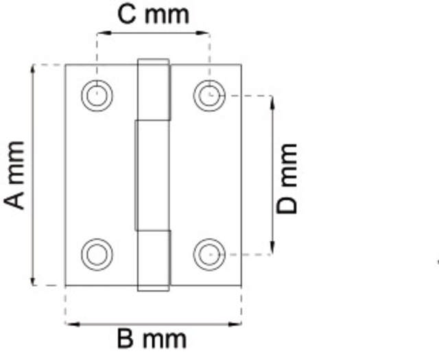 KANTHENGSLING 50X40X17MM RF STÅL
