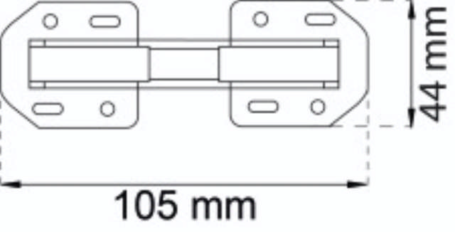 SKAPHENGSLING 90 GR ELEKTROGALVANISERT. 2 STK. 