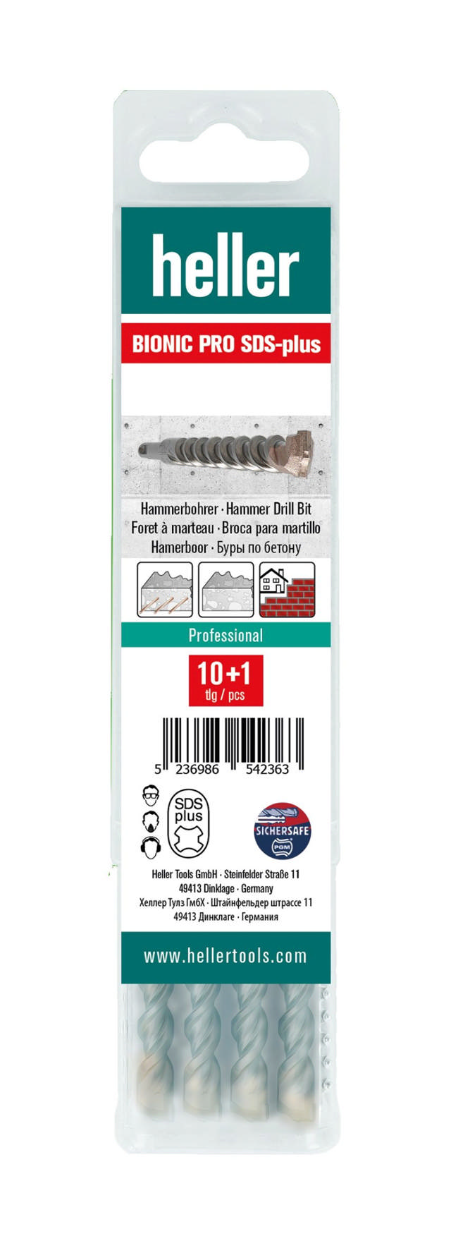 Heller borhammer SDS - 11 stk