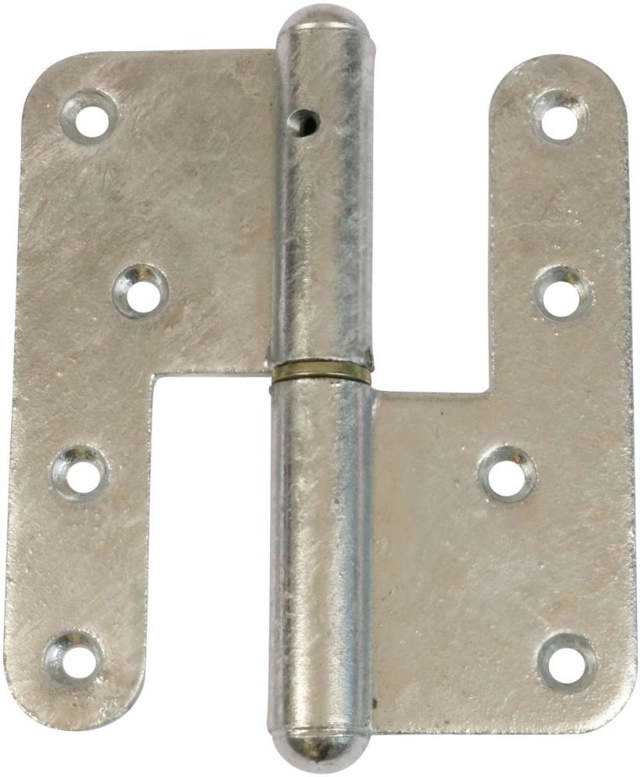HEAVY DUTY DØRHENGSEL 123X45MM Varmgalvanisert Høyre