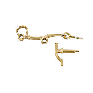 Stormkrok 415 Messing Polert Uten lakk