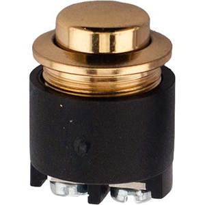 Løs ringpatron Messing Polert med lakk 15mm Ø18