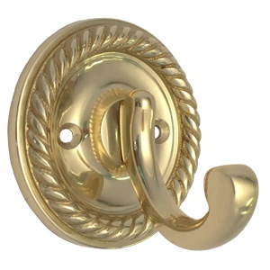 Kleskrok 9206 Almue Messing Polert med lakk Ø60mm