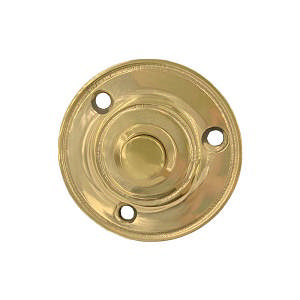 Ringeklokke 2080 Enkel Messing Polert med lakk Ø51 mm