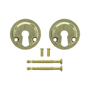 Nøkkelbrikke 1771-A Messing Polert Uten lakk Ø45mm