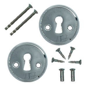 Nøkkelplate 1781 Krom CC27 Ø50