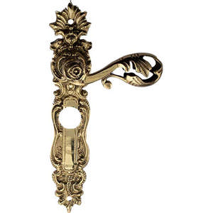 Dørhåndtak L472/R GCC Messing Polert med lakk CC 69mm