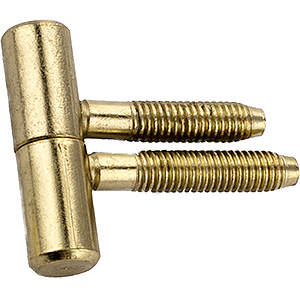 Innboringshengsel Messingbelagt 8 x 5 mm