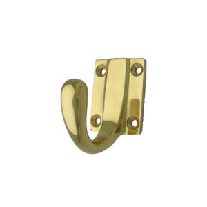 Kleskrok 9191 Firkantet messing Polert med lakk 30x38mm