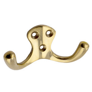 Kleskrok 83 Dobbel messing polert med lakk CC18