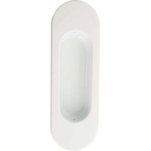 Skyvedørskopp 3922 Oval Hvit Zamak 36x110/68x26x11mm