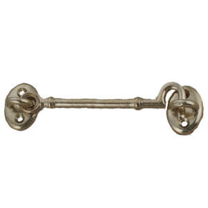 Hyttekrok 605 Messing Polert med lakk 110 mm