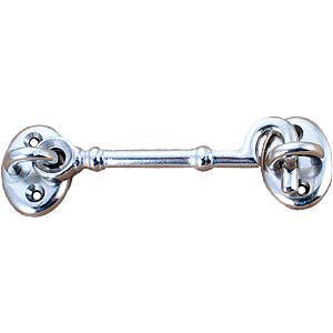 Hyttekrok 605 Krom 85 mm