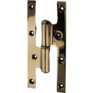 Hengsel 0832 Høyre Messing Polert Uten Lakk 190X80