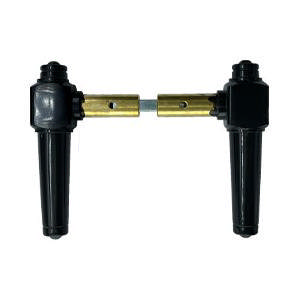 Dørhåndtak Svanemølle 671 uten listverk Sort bakelitt