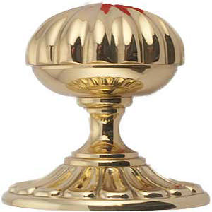 Dørhåndtak 168 Messing Polert Ulakkarert 70 mm