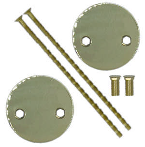 Blankt skiltsett 1975 Plan med M4-skruer cc30 MPU Ø50