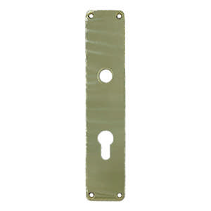 Langt skilt L45 G PZ cc72 Messing Polert Uten lakk Ø15 220x45x2mm