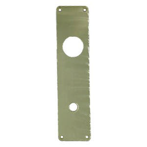 Langt skilt LA60 GC f/kopp Assa cc105 Messing Polert Uten lakk Ø15 60x250x2mm