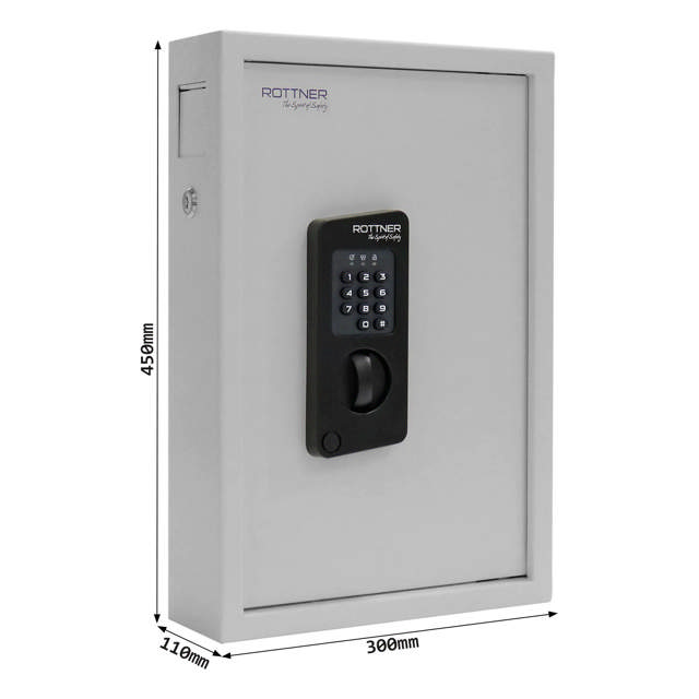 Keytronic Nøkkelskap m/elektrisk kode m/48 kroker