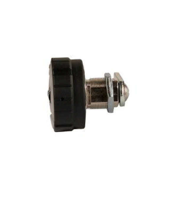 Siso kodelås Ø44MM sort/grå 19x16 mm med 15 mm gjengelengde.