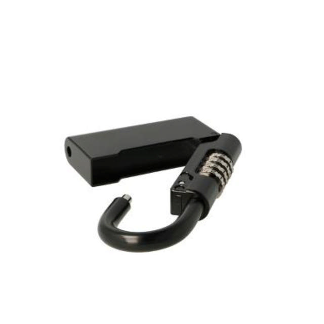 Siso hengelås med kode og nøkkeloppbevaring